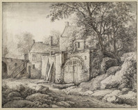 P 013
          <br/>
          Bemuurde wallen te Utrecht
          <br/>
          <em>Waterloo, Anthonie, (1609-1690)</em>
